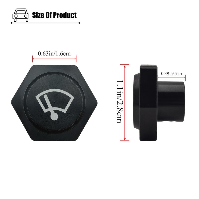 LXROAR01 Aluminum Windshield Wiper Switch Knob Compatible with Ford Truck F150 F250 F350 1985-1991, for Ford Bronco 1985-1989 - Image 2